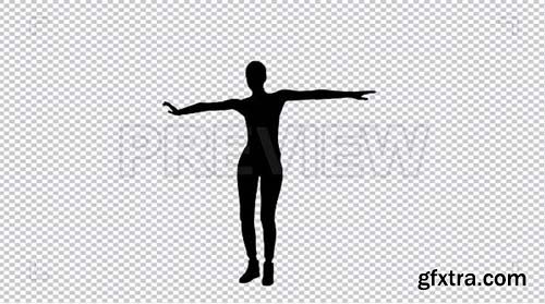 Female Silhouette Belly Dancing - Motion Graphics 88480