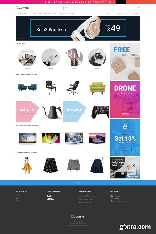 Joomla-Monster - JM ZoneStore v1.0.0 - eCommerce Joomla Template