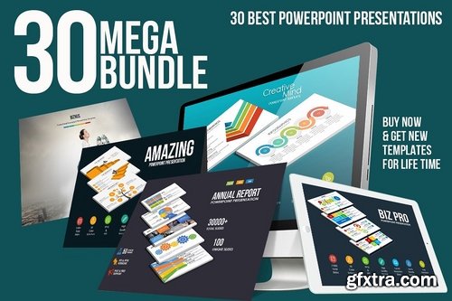 CM - Mega Bundle 30 Powerpoint Templates 2542766