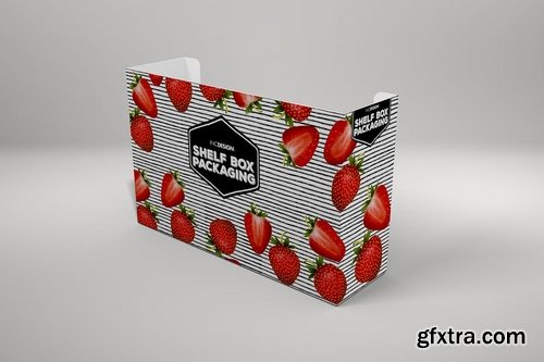 Retail Shelf Box No01 Packaging Mockup