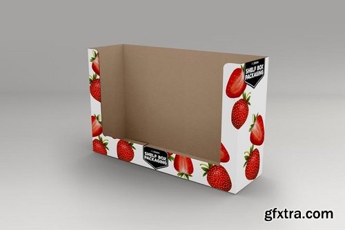 Retail Shelf Box No01 Packaging Mockup