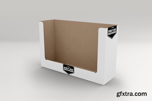 Retail Shelf Box No01 Packaging Mockup