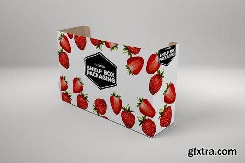 Retail Shelf Box No01 Packaging Mockup