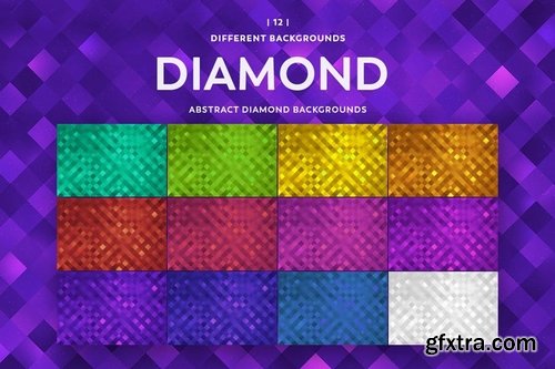 Abstract Diamond Backgrounds