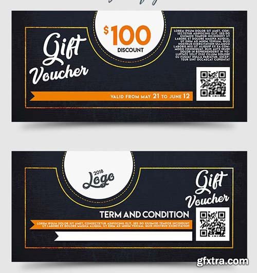 Gift Voucher Template V11 2018 PSD