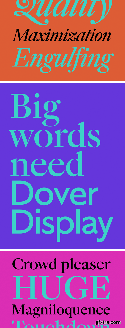 Dover Display Font Family