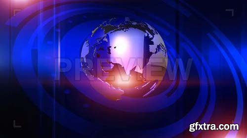 Elegant Metallic Globe And Discs - Motion Graphics 88159