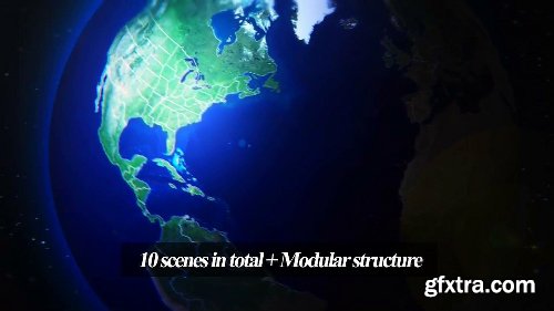 Videohive Best Grand Trip Intro | World Map Kit 21674484