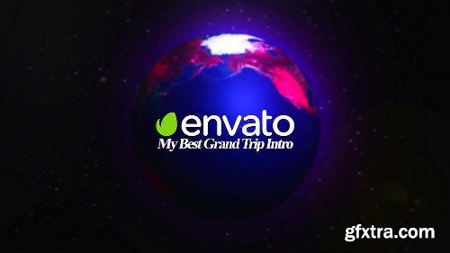 Videohive Best Grand Trip Intro | World Map Kit 21674484