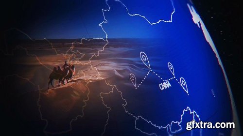 Videohive Best Grand Trip Intro | World Map Kit 21674484