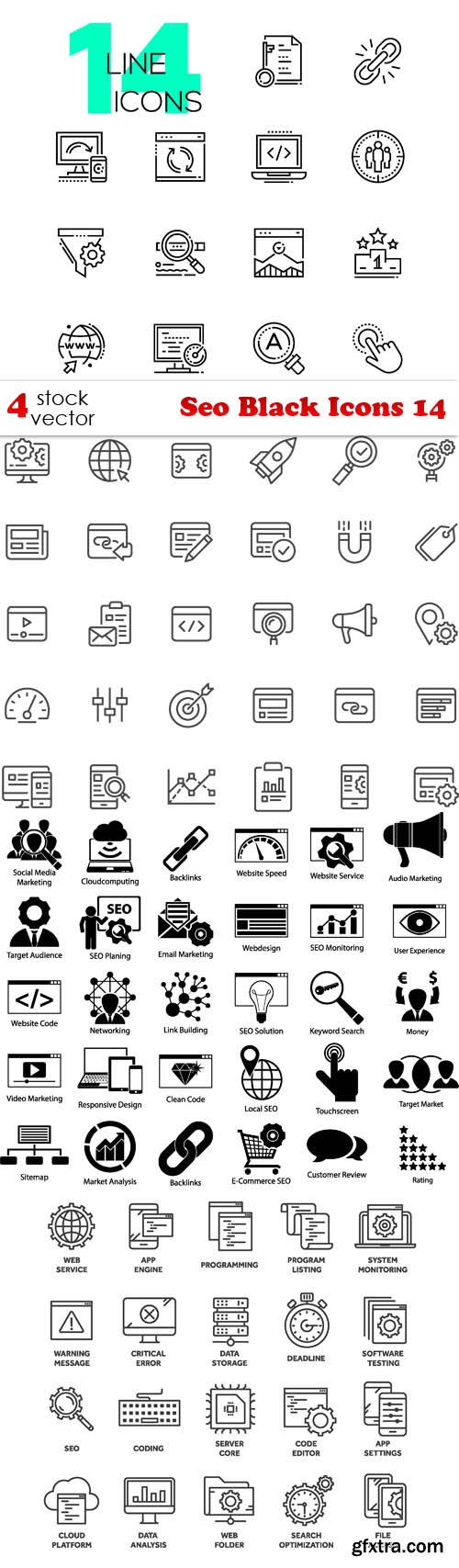 Vectors - Seo Black Icons 14