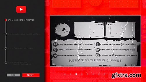 Videohive YouTube End Screens Builder 21560750