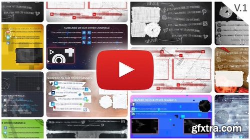 Videohive YouTube End Screens Builder 21560750