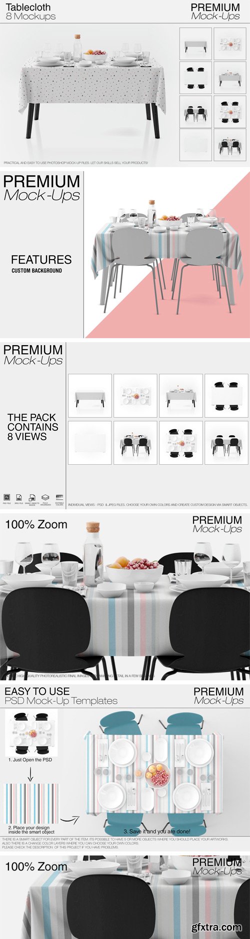 CM - Tablecloth Mockup Set 2431090