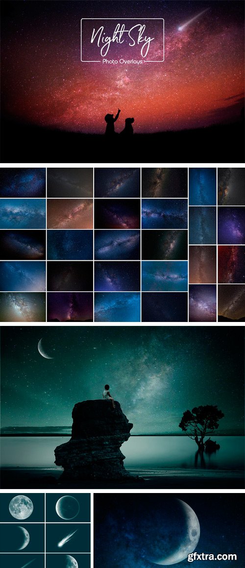 CM - Night Sky and Moon Overlays 2511423