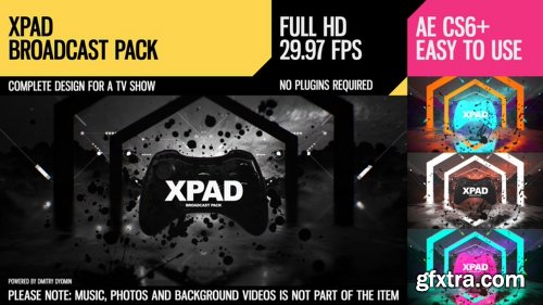 Videohive XPaD (Broadcast Pack) 21853357