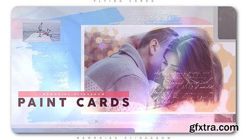 Videohive Painted Cards of Memories Slideshow 21272842