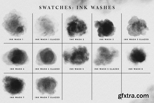 Photoshop ink brushes