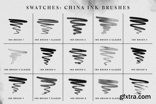 Photoshop ink brushes