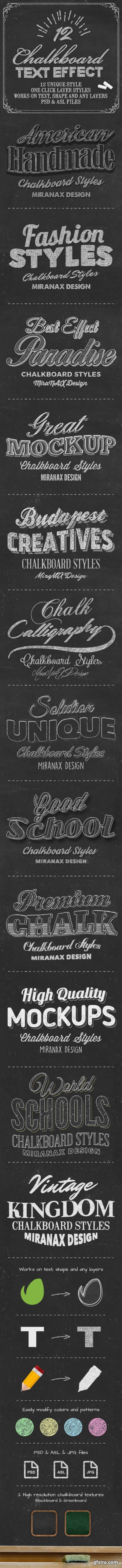 Graphicriver - Chalkboard Styles 10785351