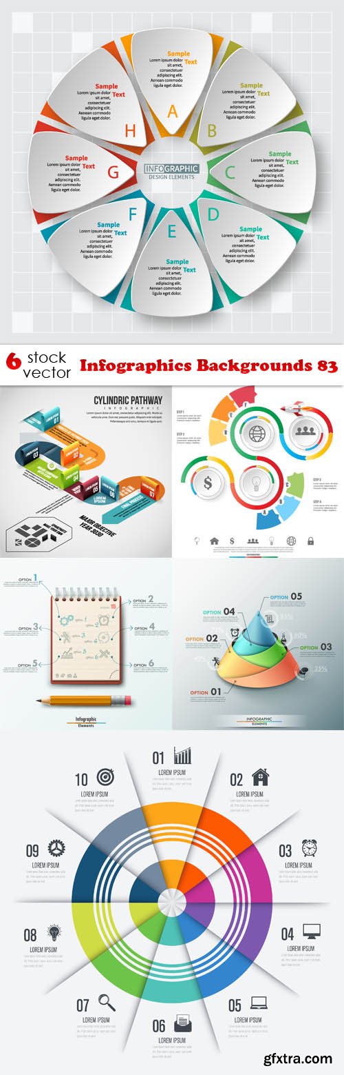 Vectors - Infographics Backgrounds 83