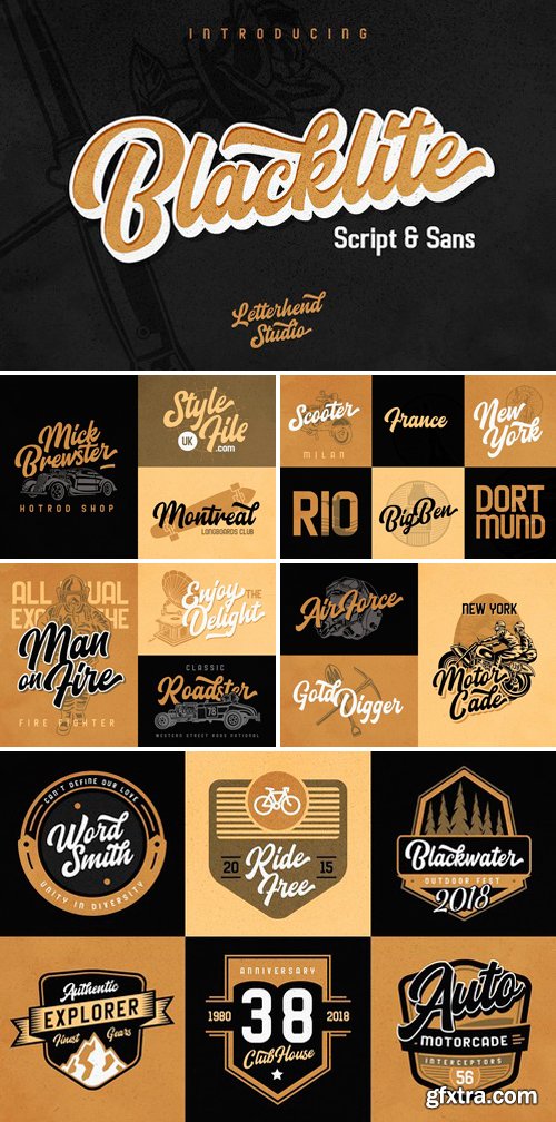 CM - Blacklite - The Bold Script & Sans 2517737