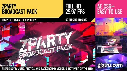 Videohive zParty (Broadcast Pack) 20154129