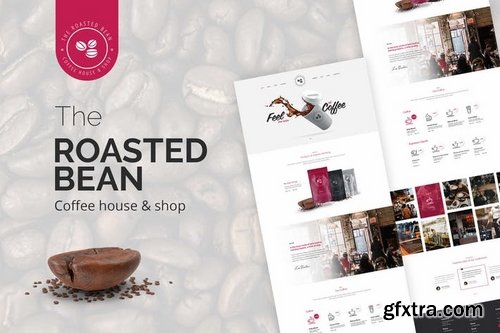 Roasted Bean - Creative & Coffee Shop PSD Template