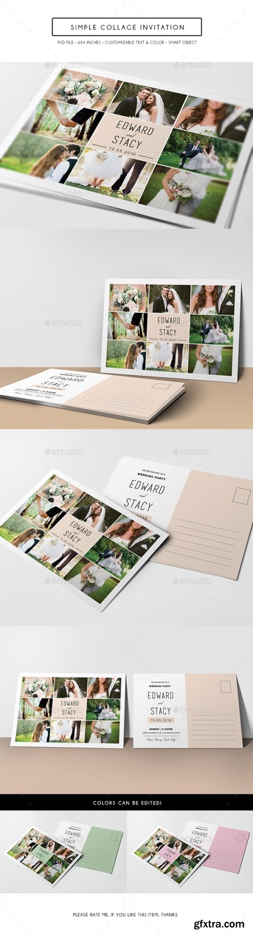 Graphicriver - Simple Collage Invitation 14295709