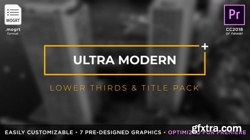 Videohive Ultra Modern Titles & Lower Thirds | MOGRT for Premiere Pro 2187965
