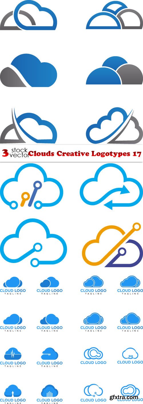 Vectors - Clouds Creative Logotypes 17