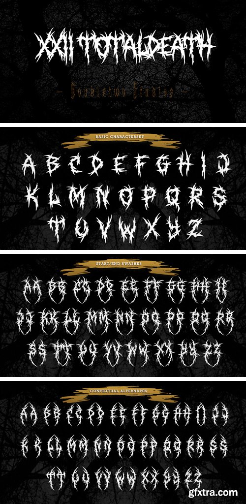 XXII Total Death Font