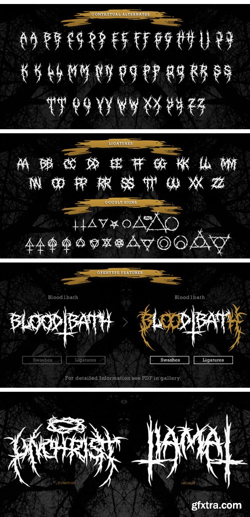 XXII Total Death Font