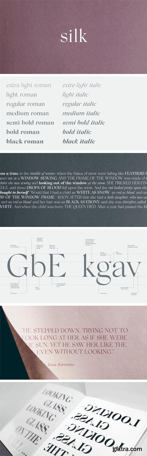 Silk Serif Font Family