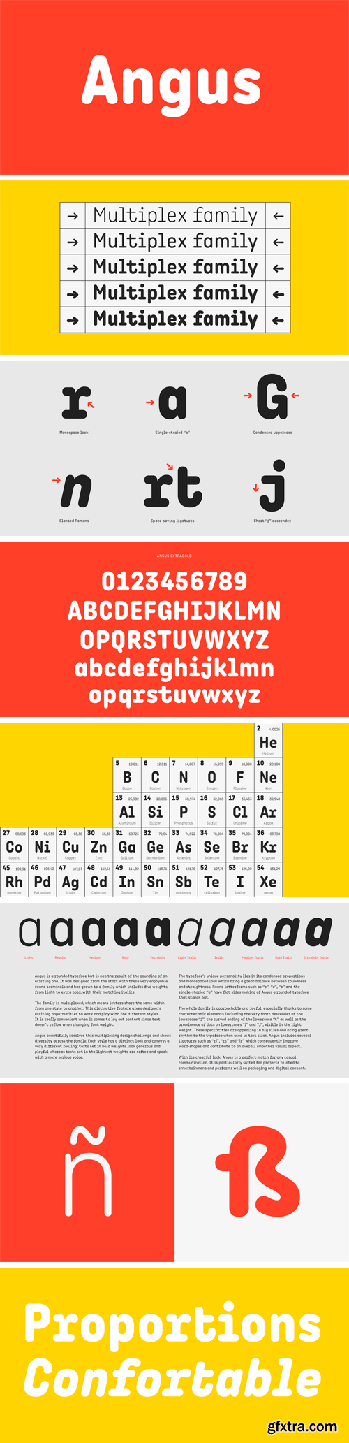 Angus Font Family