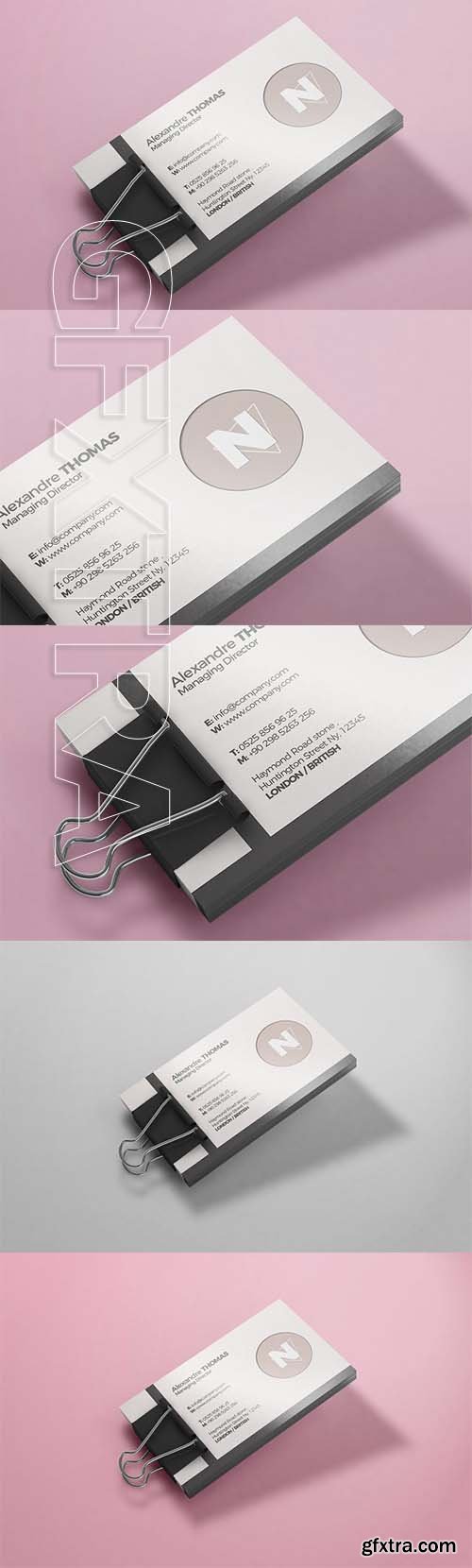 CM - Business Card Mock-Up 4 2633430