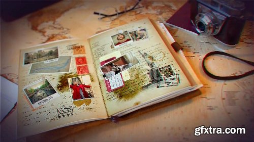 Videohive Vintage Travel Journal 21663188