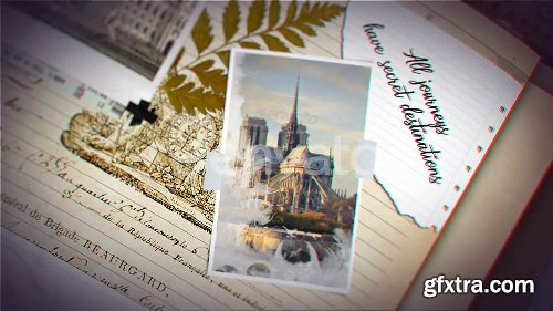 Videohive Vintage Travel Journal 21663188