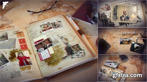 Videohive Vintage Travel Journal 21663188