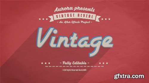 Videohive 3D Vintage Reveal 20920660