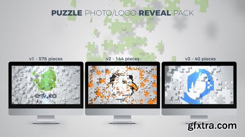 Videohive Puzzle Photo / Logo Reveal Pack 20946617