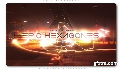 Videohive Epic Hexagones Technology Slideshow 21147246