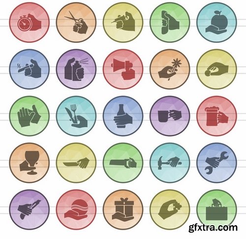 Currency_Wild West_Islamic_Startup_Hand Filled Low Poly Icons