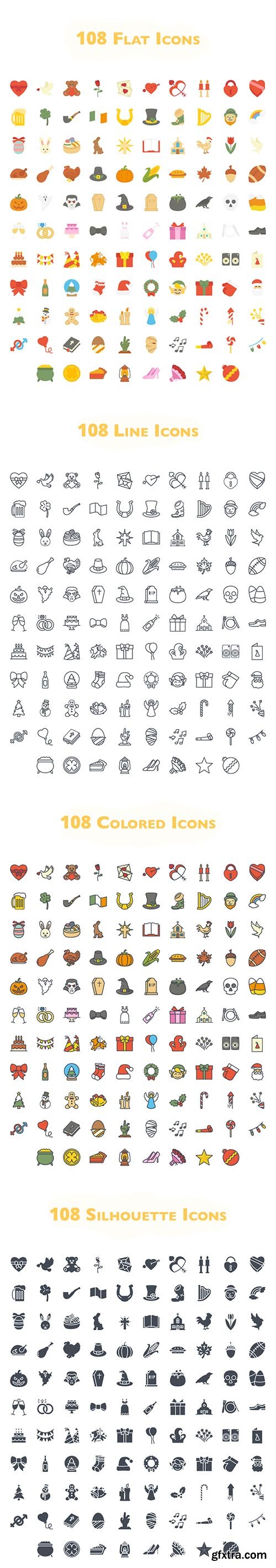 432 Holidays Icons