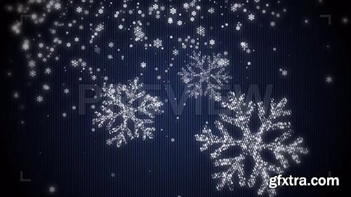 Snowflake Particles Background 86634