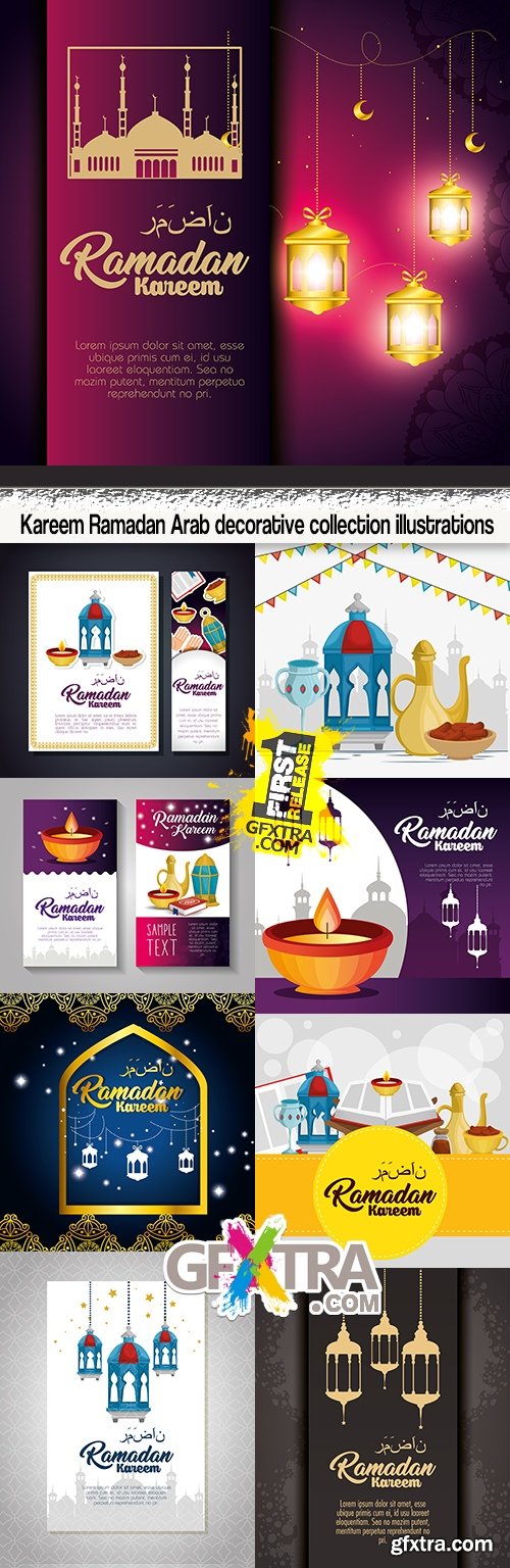 Kareem Ramadan Arab decorative collection illustrations