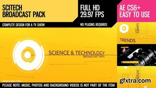 Videohive SciTech (Broadcast Pack) 9350277