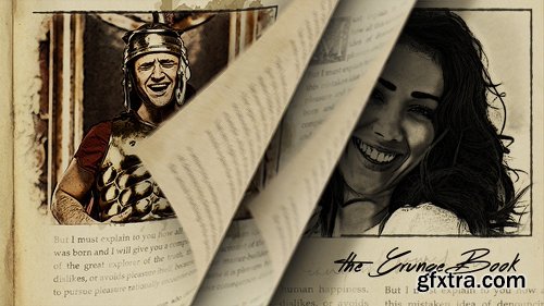 Videohive Grunge Book 18927102