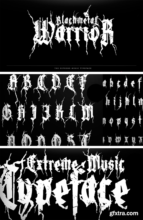 XXII Blackmetal Warrior Font