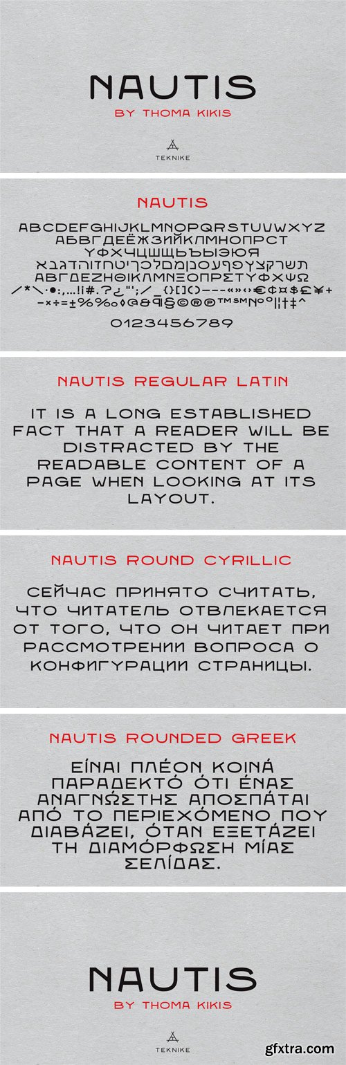 Nautis Font Family